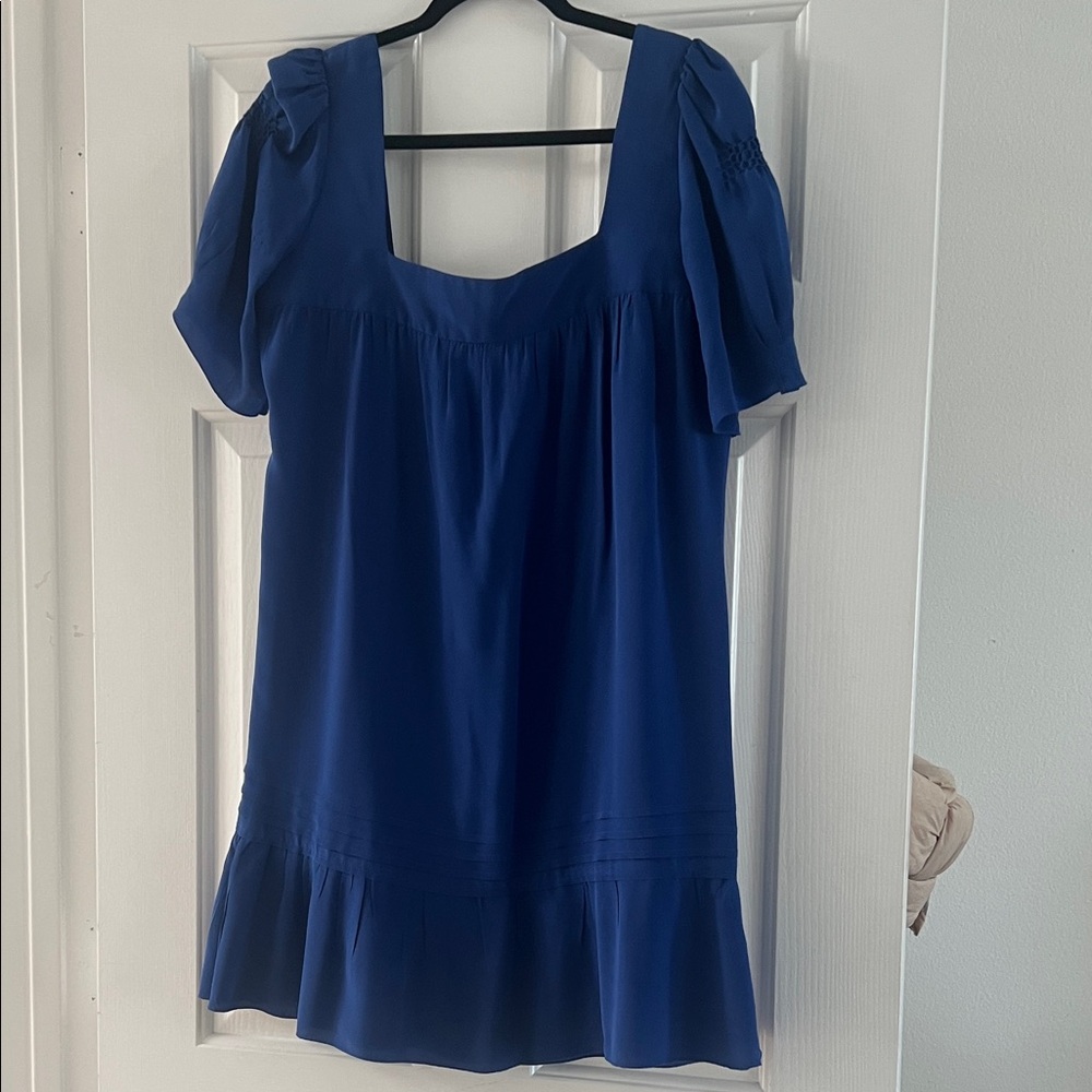 Massimo Dutti Blue Mini Dress